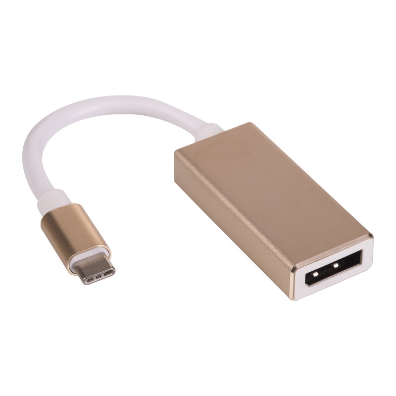 Konwerter adapter z kablem Akyga AK-AD-56 USB type C (m) / DisplayPort (f) 15cm