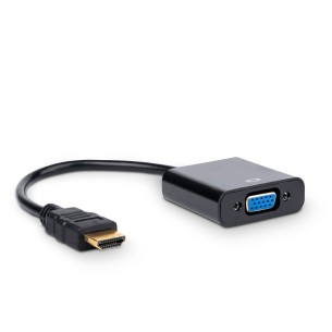 Converter adapter with cable Akyga HDMI (m) / VGA (f) 15cm