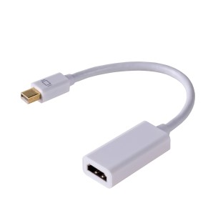 Converter adapter with cable Akyga mini DisplayPort (m) / HDMI (f) 15cm
