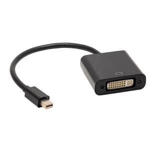 Converter adapter with cable Akyga mini DisplayPort (m) / DVI 24+5 pin (f) 15cm