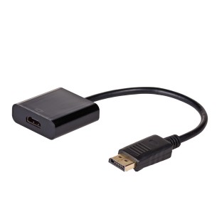 Converter adapter with cable Akyga DisplayPort (m) / HDMI (f) 15cm