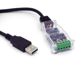 Konwerter USB - RS422/RS485 z układem CH340B (z przewodem)