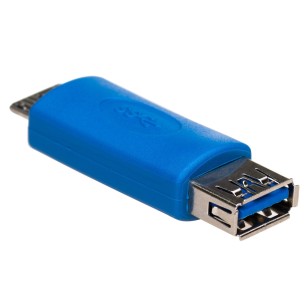 Adapter Akyga AK-AD-25 USB A 3.0 (f) / micro USB B 3.0 (m) OTG