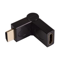 Adapter 180° Akyga AK-AD-40 HDMI (m) / HDMI (f) obracany kątowy