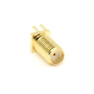 SMA female connector for PCB, straight