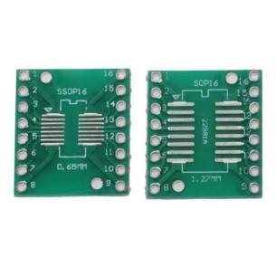 Adapter PCB SOP16/SSOP16 na DIP16 (szeroki)