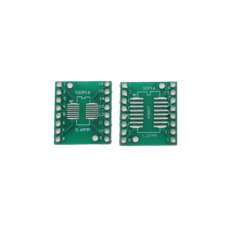 Adapter PCB SOP16/SSOP16 na DIP16 (szeroki)