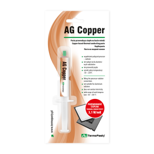 Thermal paste AG with the addition of copper - 1.5 ml syringe