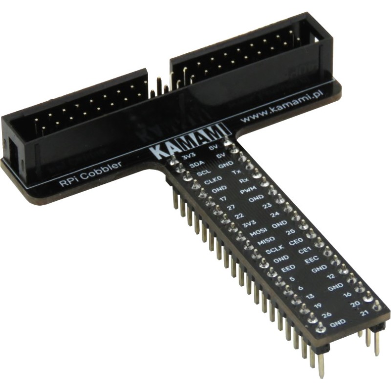 KAmodRPi Cobbler - adapter Raspberry Pi 5/4/3/Pi 2/A+/B+ Cobbler do płytki stykowej
