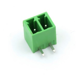 15EDGRC-3.81-2P - Male terminal block, angled, 2-pin, pitch 3.81 mm