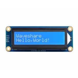 LCD1602 I2C Module - moduł z wyświetlaczem alfanumerycznym LCD 16x2 Blue I2C
