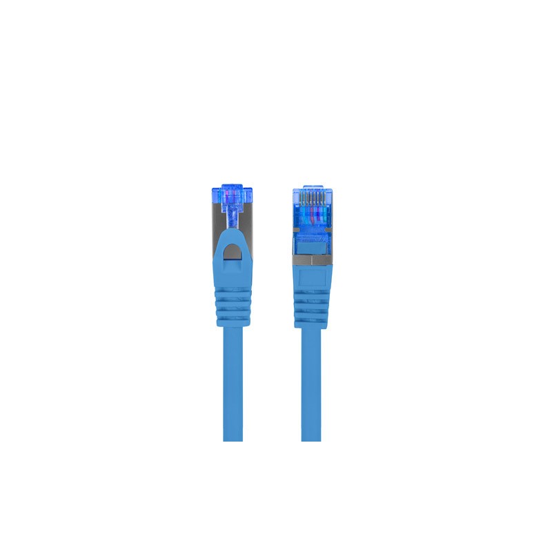 PATCHCORD CAT.6A S/FTP LSZH CCA 2M BLUE FLUKE PASSED LANBERG