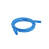 PATCHCORD CAT.6A S/FTP LSZH CCA 2M BLUE FLUKE PASSED LANBERG