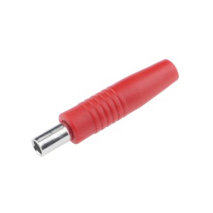 4mm red female banana connector