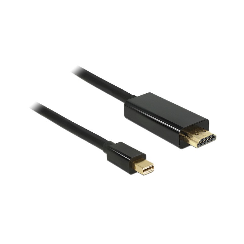 Displayport mini(M) V1.1AHDMI(M) cable 2M black Delock