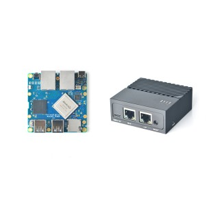 NanoPi R4SE - minicomputer with Rockchip RK3399 chip, 4GB RAM and 32GB eMMC + case