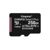 Kingston Canvas Select Plus 256GB U3 V30 A1 microSD Memory Card with SD Adapter
