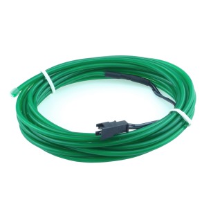 El Wire - zielony przewód elektroluminescencyjny o długości 3m