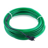 El Wire - a green electroluminescent cable with a length of 5 m