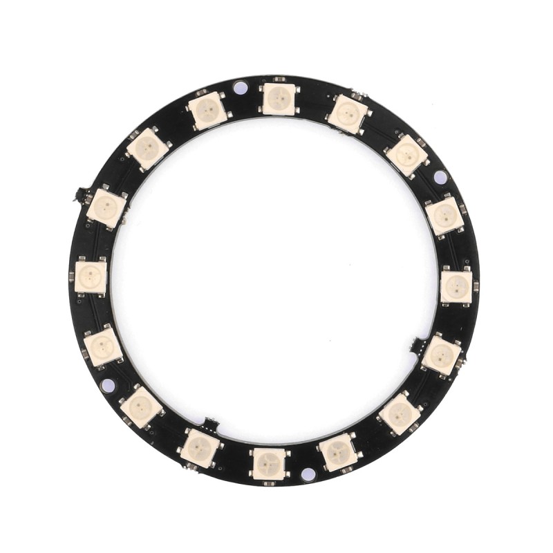 NeoPixel Ring 16 x WS2812 (70mm) - RGB light ring with WS2812B diodes ...
