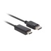 DISPLAYPORT(M) V1.1 ->HDMI(M) CABLE 3M BLACK LANBERG