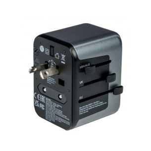 Adapter Zasilania Uniwersalny 100-250V + 2X USB/3X USB-C VERBATIM