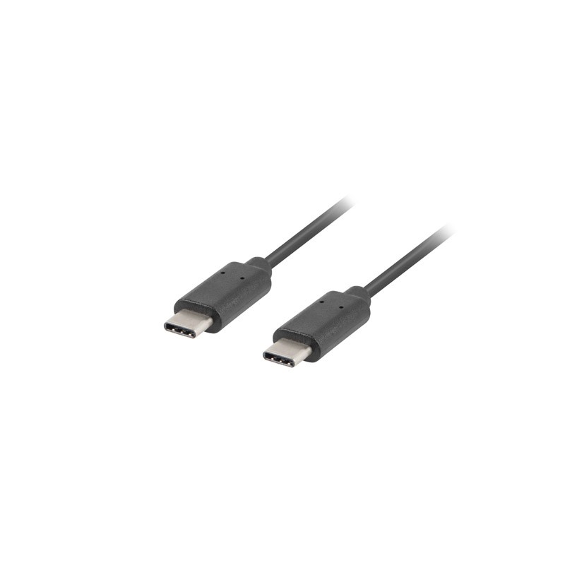 USB-C M/M 2.0 CABLE 1M BLACK LANBERG