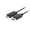 DISPLAYPORT(M) V1.1 ->HDMI(M) CABLE 1.8M BLACK LANBERG