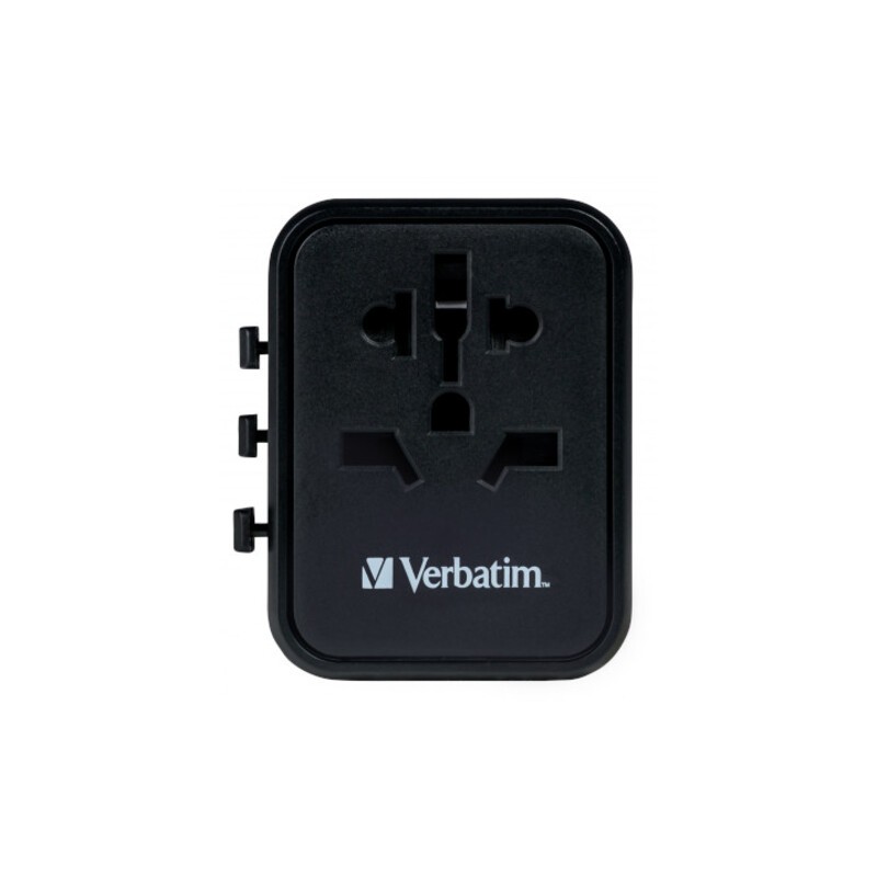 Adapter Zasilania Uniwersalny 100250V + 2X USB VERBATIM UTA01 sklep Kamami