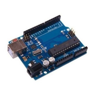 Board with ATmega328 microcontroller - compatible with Arduino Uno R3