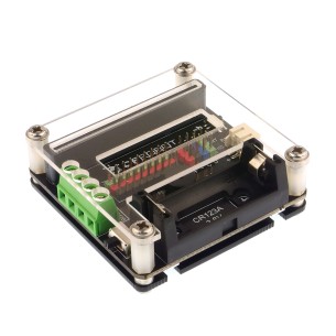 micro:IO-BOX - expansion module with Li-Ion power supply for micro:bit