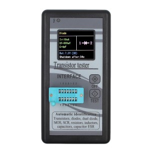 M328 - LCR portable component tester (black)