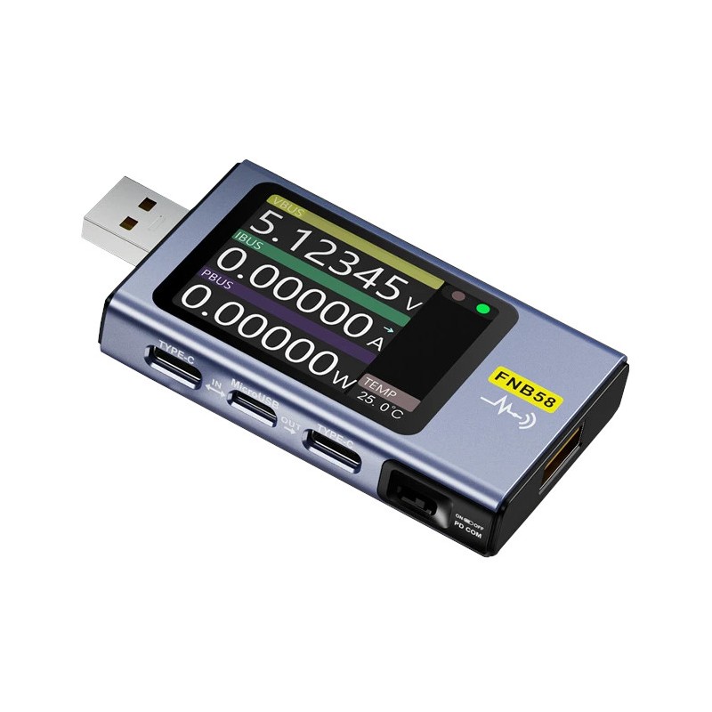 FNB58 - USB multifunctional tester with Bluetooth