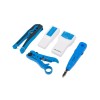 NETWORK TOOLKIT WITH RJ45 RJ11 CABLE TESTER, CRIMPING, STRIPPING AND LSA-INSERTION TOOL LANBERG