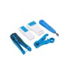 NETWORK TOOLKIT WITH RJ45 RJ11 CABLE TESTER, CRIMPING, STRIPPING AND LSA-INSERTION TOOL LANBERG