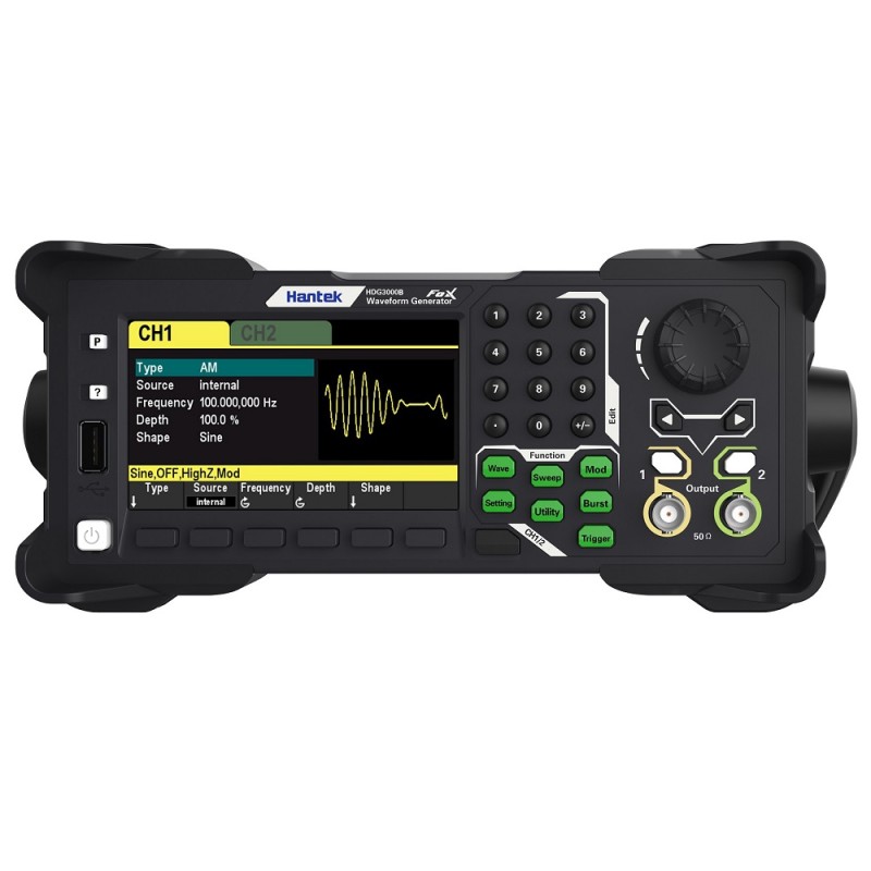 Hantek HDG3022B - 2-канальный генератор сигналов 25 МГц