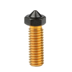 Nozzle 1.0mm Volcano type brass coated with PTFE 1.75