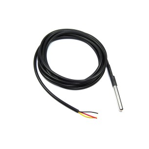 Temperature sensor with 2m cable compatible with DS18B20