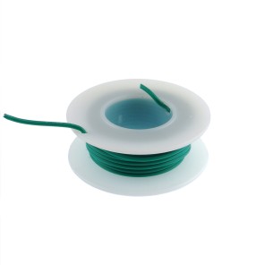 Single-core silicone cable 22AWG 4m black Green