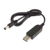 USB to DC converter cable 2.1 x 5.5 mm, 5V to 12V