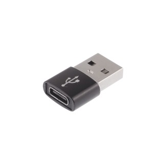 USB Type A to USB Type C adapter (black)