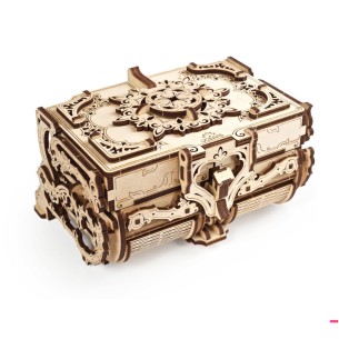 UGears Antique Box - mechanical model kit