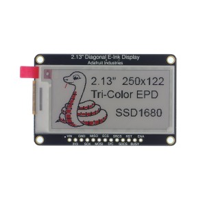 2.13" 250x122 Tri-Color eInk/ePaper Display - module with 3-colour e-Paper display 2.13" 250x122