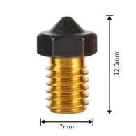 Nozzle 0.5mm type E3D(V6) brass coated with PTFE 1.75