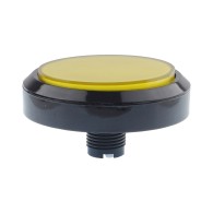 Duży, okrągły przycisk z podświetleniem LED, 100mm (żółty)