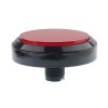 Duży, okrągły przycisk z podświetleniem LED, 100mm (czerwony)