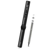 HS-01 - portable digital soldering iron 65W with display, BC2 tip (black)