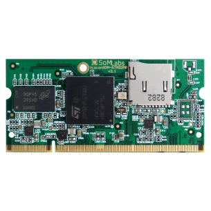 VisionSOM-STM32MP1 - module with STM32MP157C processor, 512MB RAM, 8GB eMMC and WiFi/BT