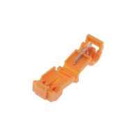 T5 cable quick connector 1.5-2.5mm2 orange 10pcs.