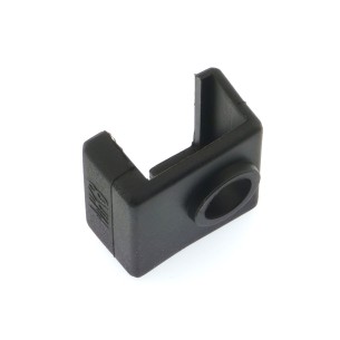 Silicone shield for the heating block of the 3D printer type MK8 (black)